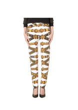 Load image into Gallery viewer, Jeans stampa dorata VERSACE
