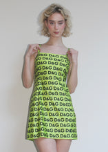 Load image into Gallery viewer, Mini abito verde fluo D&amp;G
