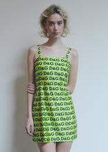 Load image into Gallery viewer, Mini abito verde fluo D&amp;G
