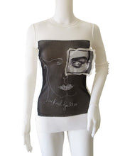 Load image into Gallery viewer, Maglia mesh volto JEAN PAUL GAULTIER
