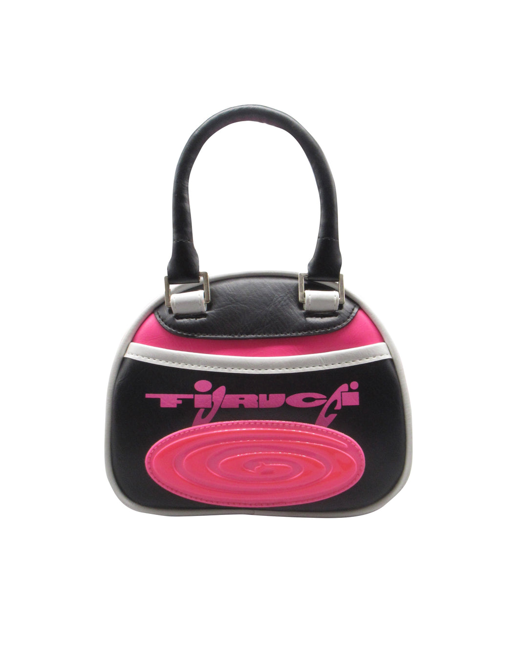 Borsa mini fucsia/nera FIORUCCI