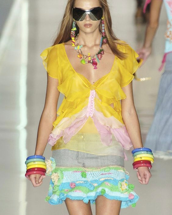 CHRISTIAN DIOR skirt SS 2005 – BLUME VINTAGE MILANO