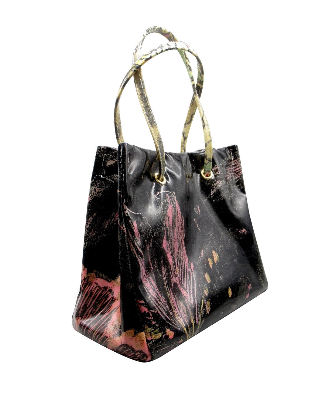 Borsa in pvc nera ROBERTO CAVALLI