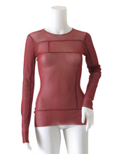 Load image into Gallery viewer, Maglia mesh rossa JEAN PAUL GAULTIER
